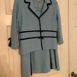 Vintage Lawrence Rich Knit Suit, Size L